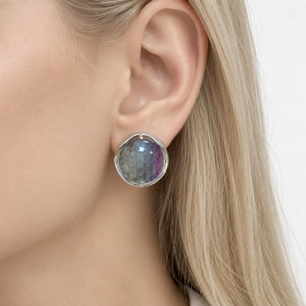 Серьги из Серебра 925 Приволжский ювелир арт. 371551-FL, Родирование.