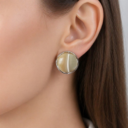 Серьги из Серебра 925 Приволжский ювелир арт. 371551-PM06, Родирование.