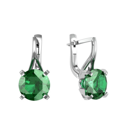 Серьги из Серебра 925 Приволжский ювелир арт. 371792-FA61, Родирование.