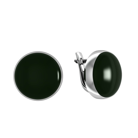 Серьги из Серебра 925 Приволжский ювелир арт. 371880-AG37, Родирование.