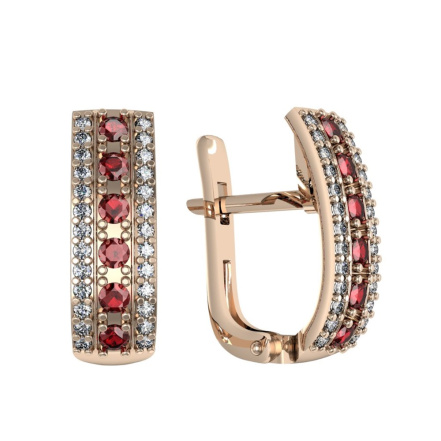 Серьги из Серебра 925 Приволжский ювелир арт. 372065-FA11FA49, Золочение в два слоя.