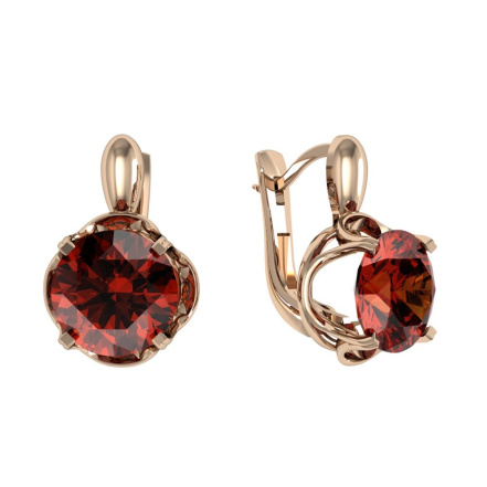 Серьги из Серебра 925 Приволжский ювелир арт. 372799-GR26, Золочение в два слоя.