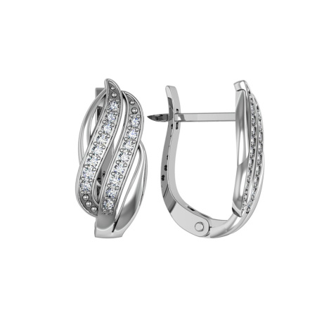 Серьги из Серебра 925 Приволжский ювелир арт. 373243-FA11, Оксид.