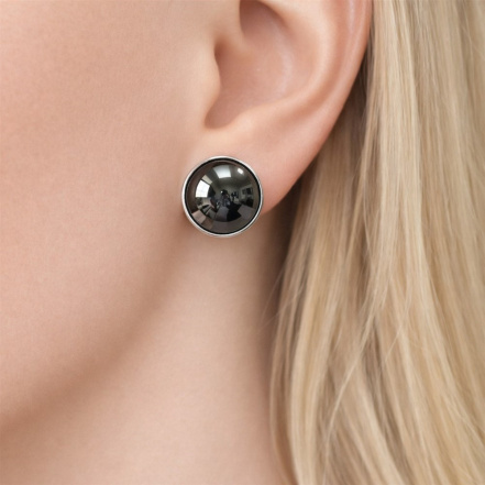 Серьги из Серебра 925 Приволжский ювелир арт. 381655-GM, Родирование.