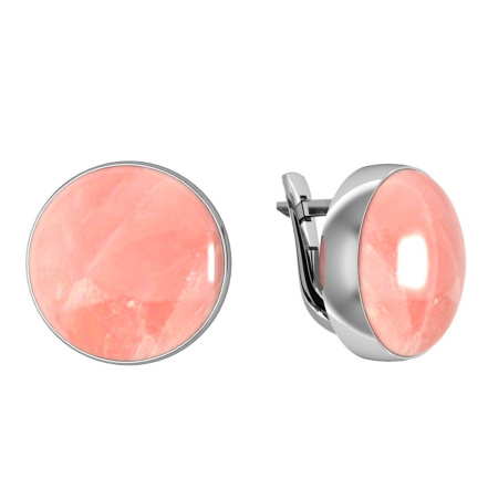 Серьги из Серебра 925 Приволжский ювелир арт. 381655-RQ, Родирование.