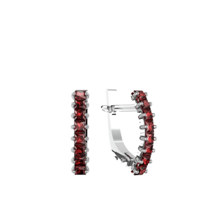 Серьги из Серебра 925 Приволжский ювелир арт. 381769-FA49, Родирование.