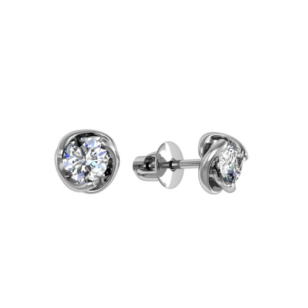 Серьги из Серебра 925 Приволжский ювелир арт. 391520-FA11, Родирование.