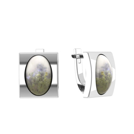 Серьги из Серебра 925 Приволжский ювелир арт. 391785-AG37, Родирование.