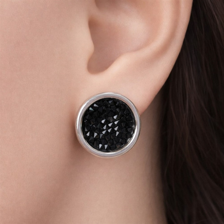 Серьги из Серебра 925 Приволжский ювелир арт. 391789-KT88, Родирование.