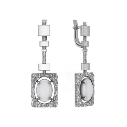 Серьги из Серебра 925 Приволжский ювелир арт. 393704-NF07, Оксид.