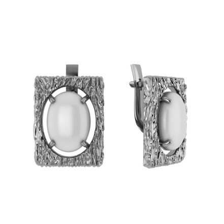 Серьги из Серебра 925 Приволжский ювелир арт. 393776-NF07, Оксид.