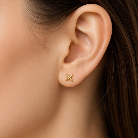 Серьги из Серебра 925 Приволжский ювелир арт. 398596, лимонное золочение.