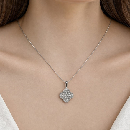 Подвеска из Серебра 925 Приволжский ювелир арт. 401224-KT54, Родирование.