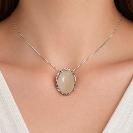 Подвеска из Серебра 925 Приволжский ювелир арт. 401807-PM06, Родирование.