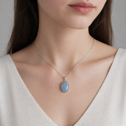 Подвеска из Серебра 925 Приволжский ювелир арт. 401808-ANFA11, Родирование.