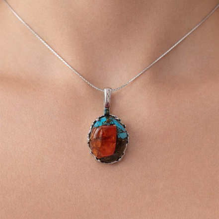 Подвеска из Серебра 925 Приволжский ювелир арт. 411143-UB15, Родирование.