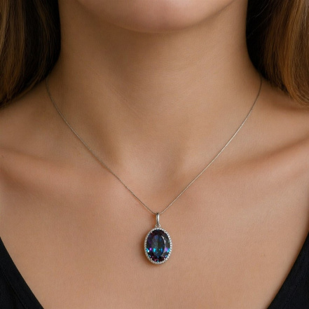 Подвеска из Серебра 925 Приволжский ювелир арт. 411202-FA11GH67, Родирование.