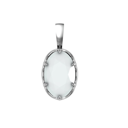 Подвеска из Серебра 925 Приволжский ювелир арт. 411206-NF07, Родирование.