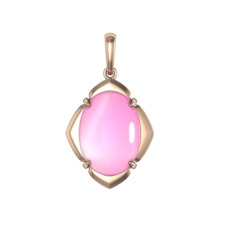 Подвеска из Серебра 925 Приволжский ювелир арт. 412150-KR46, Золочение в два слоя.