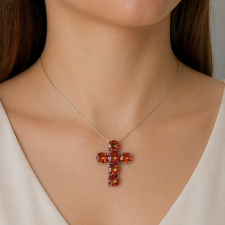 Подвеска из Серебра 925 Приволжский ювелир арт. 414117-GH42, чёрный оксид.