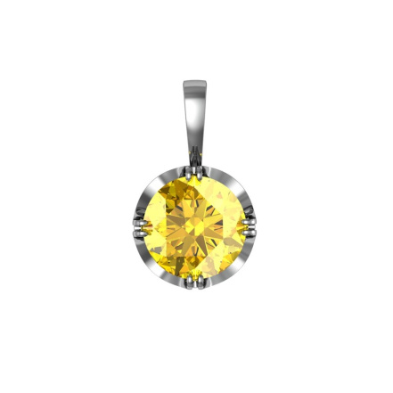 Подвеска из Серебра 925 Приволжский ювелир арт. 431743-CT20, Родирование.