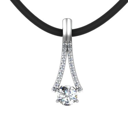 Подвеска из Серебра 925 Приволжский ювелир арт. 431910-FA11, Родирование.