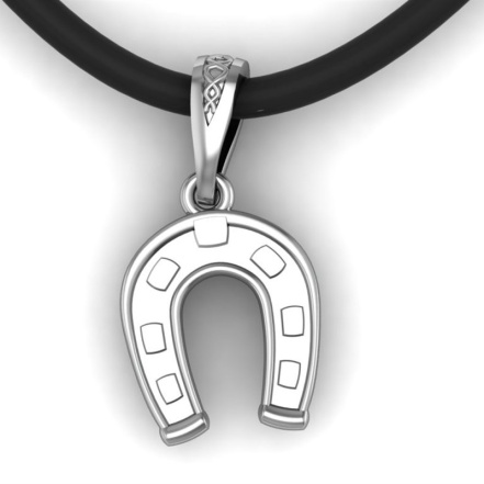 Подвеска из Серебра 925 Приволжский ювелир арт. 431975, Родирование.