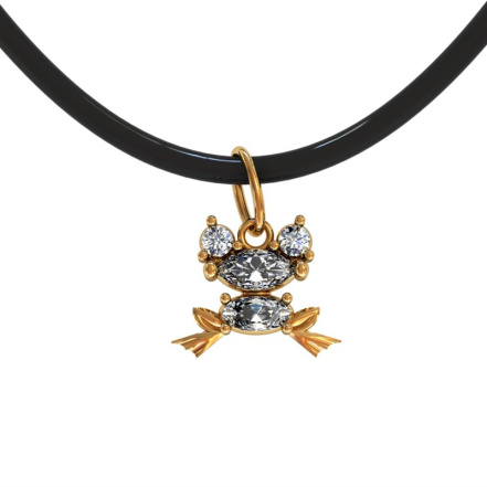 Подвеска из Серебра 925 Приволжский ювелир арт. 432950-FA11, Золочение в два слоя.