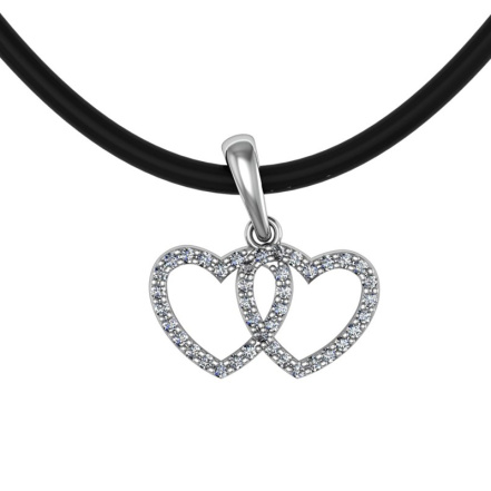 Подвеска из Серебра 925 Приволжский ювелир арт. 441152-FA11, Родирование.