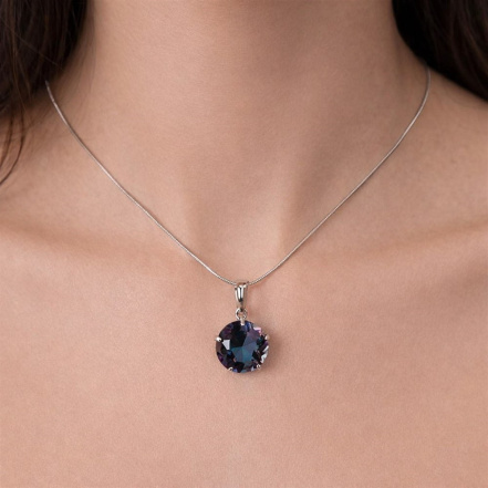 Подвеска из Серебра 925 Приволжский ювелир арт. 461154-GH10, Родирование.