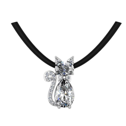 Подвеска из Серебра 925 Приволжский ювелир арт. 461923-FA11, Родирование.