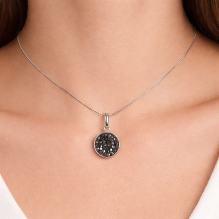 Подвеска из Серебра 925 Приволжский ювелир арт. 491854-KT54, Родирование.