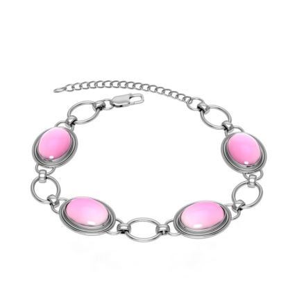Браслет из Серебра 925 Приволжский ювелир арт. 611156-KR46, Родирование.