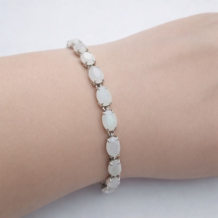 Браслет из Серебра 925 Приволжский ювелир арт. 611337-NF07, Родирование.