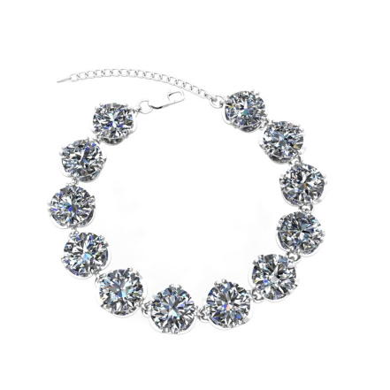 Браслет из Серебра 925 Приволжский ювелир арт. 631132-FA11, Родирование.